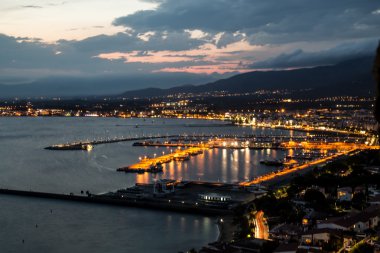 Gül panoramik görünümü, Costa Brava, Catalunya