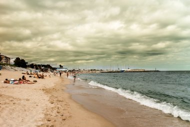 Beach İspanya'dan görünüm