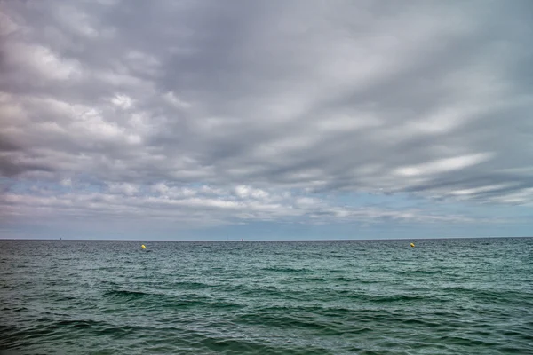 Σύννεφα στη θάλασσα — Φωτογραφία Αρχείου