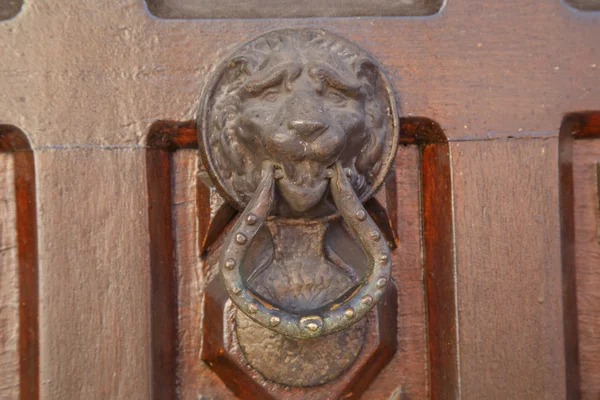 Antieke Leeuw knocker — Stockfoto