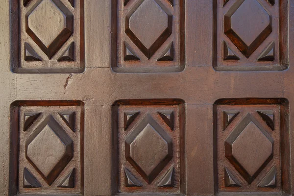 Puerta de madera en detalle como fondo — Foto de Stock