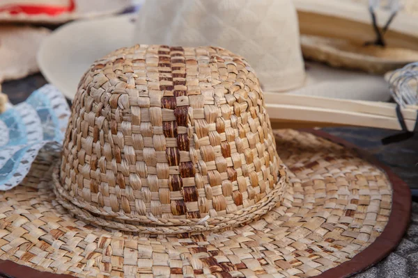 Sombreros de Panamá hechos a mano — Foto de Stock