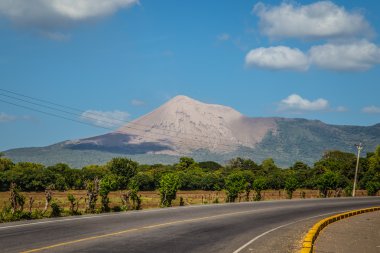 telica volkan görünümünden Nikaragua