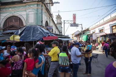  Piyasa günlük hayat görünümünden Granada, Nicaragua