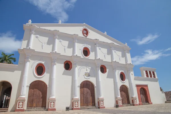 Facciata del convento di San Francisco dal Nicaragua — Foto Stock