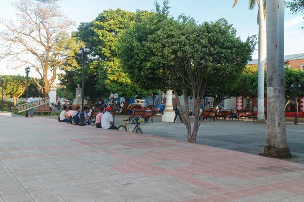Ulice pohled na odpoledne. Cestování snímky Nikaragua — Stock fotografie