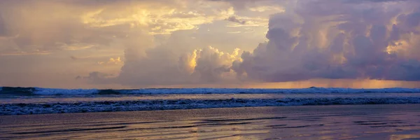 Rayons Soleil Réfléchis Sur Eau Océan Costa Rica — Photo