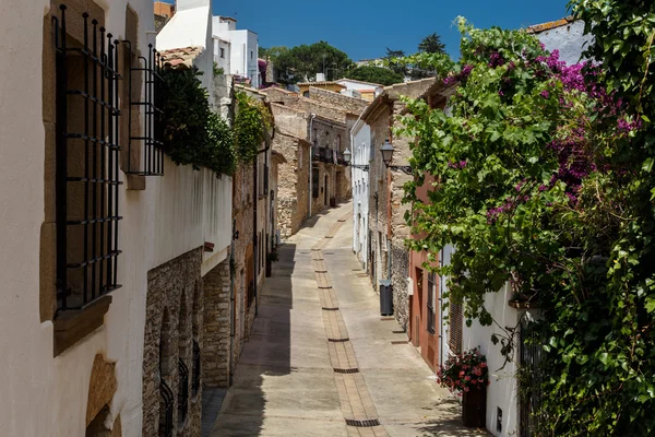 Begur-Street view — Stockfoto