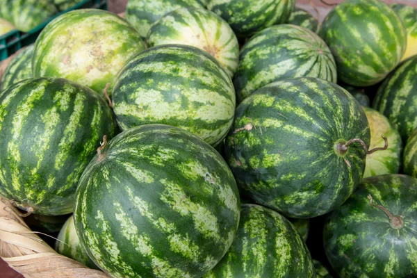 Pile of watermelon from a market — Stock Photo, Image