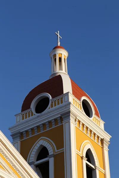 Granada cathedral facade view — Stock Photo, Image