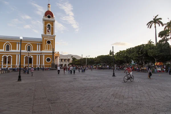 Catedral de Granada al aire libre vista fachada — Foto de Stock