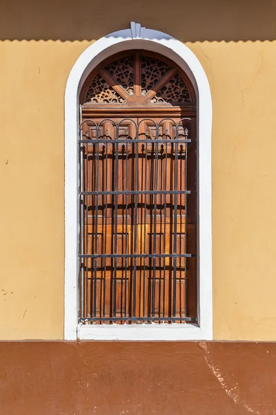 Vieille porte en bois en détail — Photo