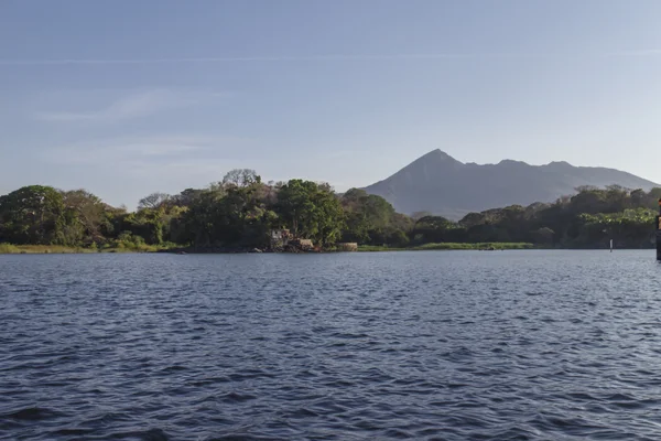 Nicaragua lago isolette vista — Foto Stock