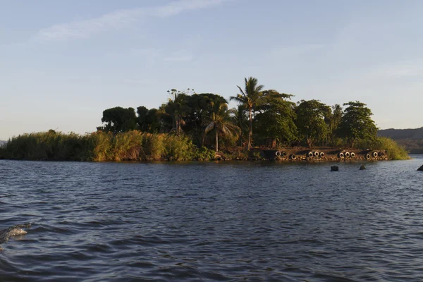 Privat ö i Nicaragua lake — Stockfoto