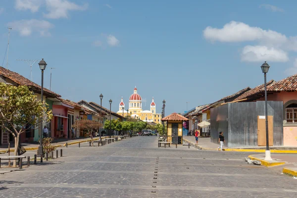 Rua La Calzada de Granada — Fotografia de Stock