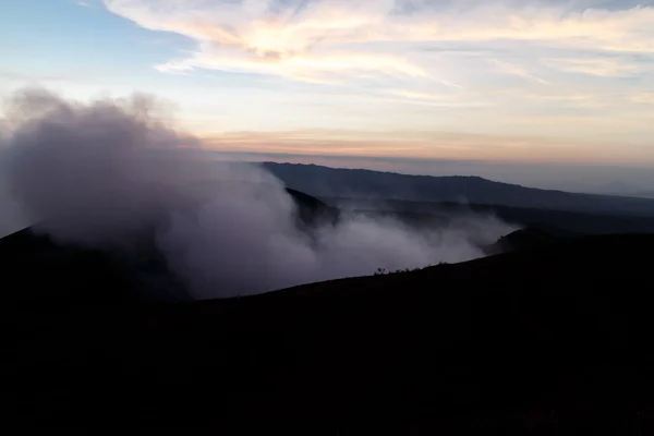 Zachód słońca w Volcan Masaya — Zdjęcie stockowe