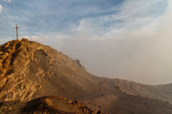 Vista del volcán Masaya desde Nicaragua — Foto de Stock