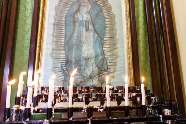 Svíčky z kostela — Stock fotografie