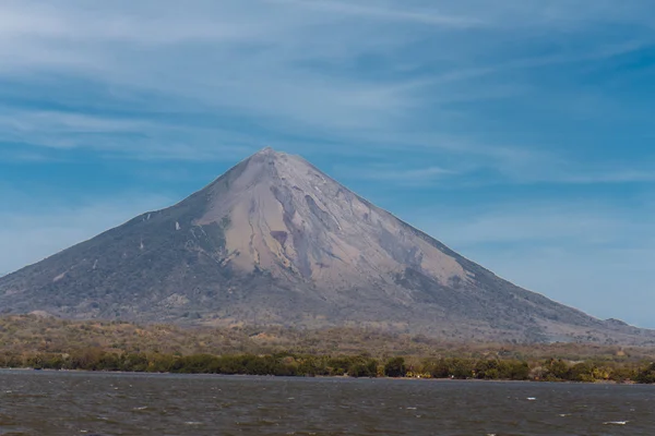 Ometepe volcano Concepcion view from the water — Stockfoto