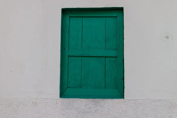 Groene venster — Stockfoto