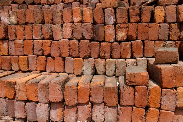 Pile of brick as a pattern — Stock Photo, Image