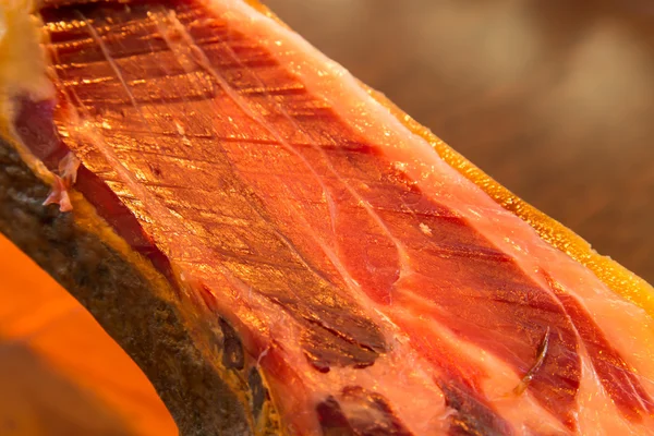 Jamon iberico, traditional spanish ham — Stock Photo, Image