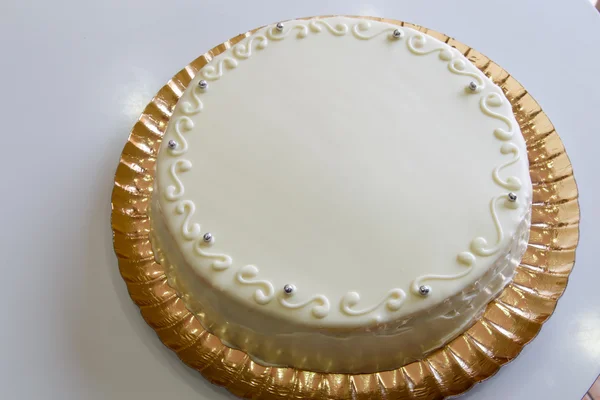 S kruhovou dort v detailu — Stock fotografie