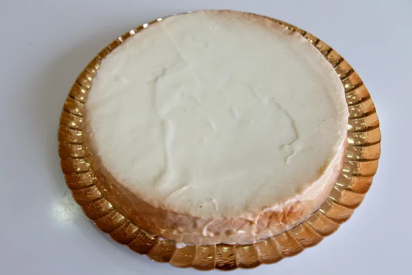 Torta bianca per decorare — Foto Stock