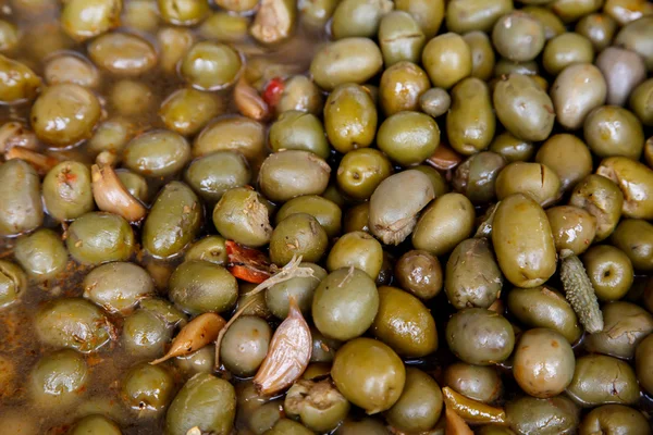Olives in conserve — Stock Photo, Image