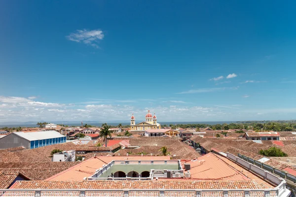 Granada vista sulla città dal Nicaragua — Foto Stock