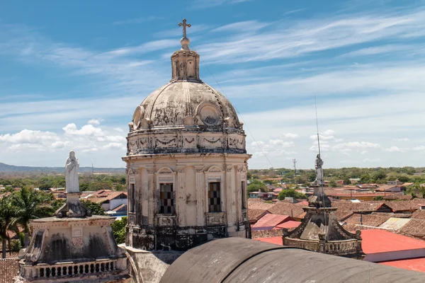 Granada město pohled z Nikaraguy — Stock fotografie