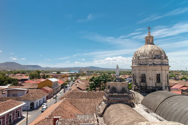 Granada pohled v Nikaragui — Stock fotografie