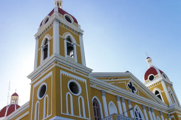 Kathedraal van Granada weergave van Nicaragua — Stockfoto