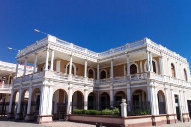 İspanyol sömürge binadan Nikaragua