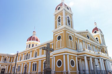 Granada Nikaragua katedral görünümü