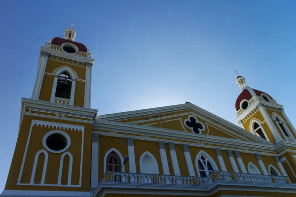 Granada Nicaragua Cathedral View — Stock Photo, Image