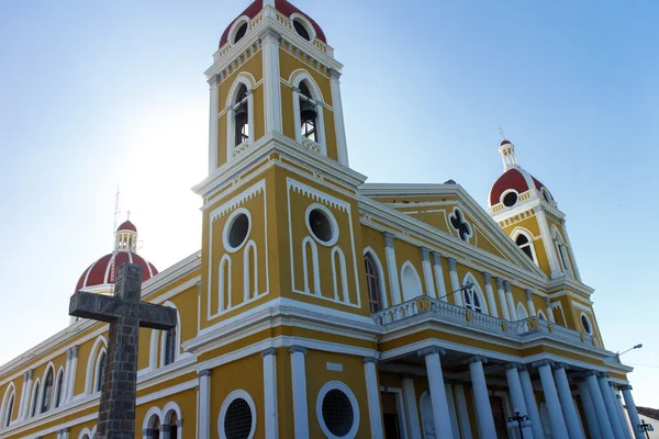 Granada Nicaragua Katedralutsikt — Stockfoto