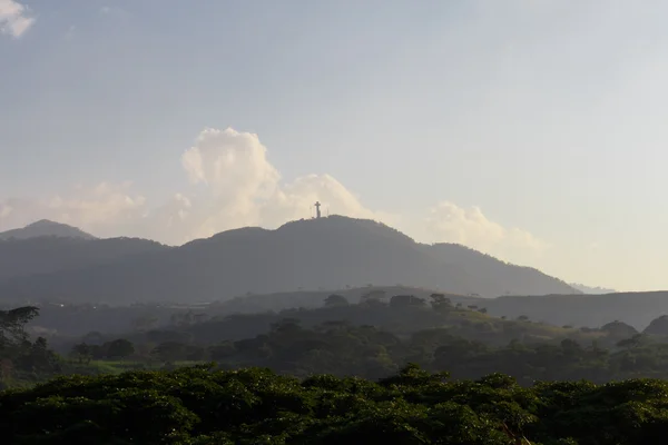 Uitzicht op de bergen van matagalpa — Stockfoto