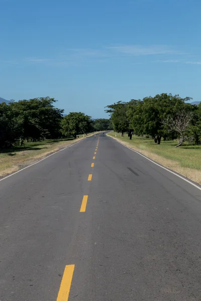 Widoku drogi w Nikaragui — Zdjęcie stockowe
