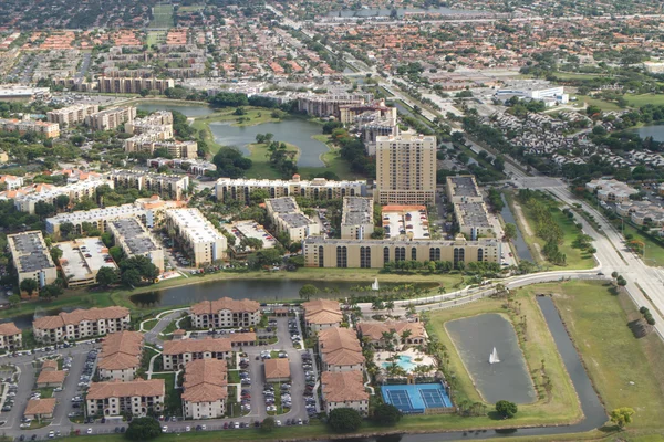 Miami'den gelen havadan görünümü