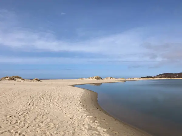 晴れた日のバルト海のビーチ — ストック写真