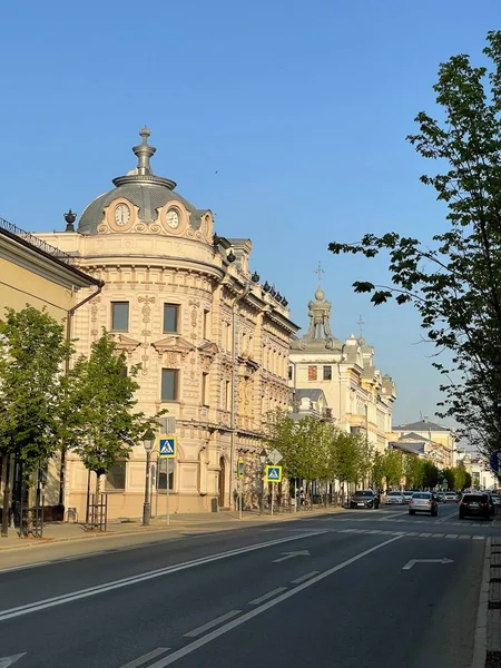 18 Mayıs 2021 - Kazan, Rusya: Kremlin Caddesi 'ndeki Alexandrovsky Geçidi — Stok fotoğraf