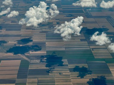 Uçak penceresinden görüntüle