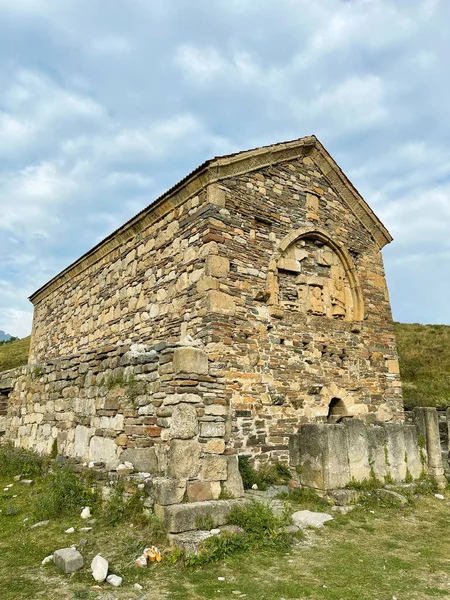 Templo Tkhaba Yerdy Antigo Templo Cristão Região Dzheyrakh Inguchétia Perto — Fotografia de Stock