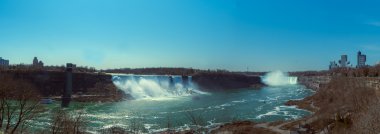 American Falls viewed from Canada, Niagara Falls, New York clipart