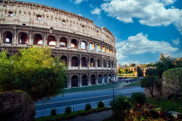 Rome Italy December 2011 Colosseum Римі Італія Стародавній Римський Колізей — стокове фото