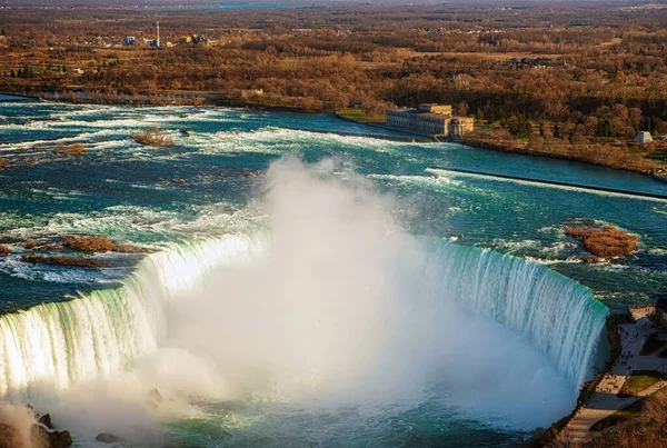 Niágara Cae Entre Estados Unidos América Canadá — Foto de Stock