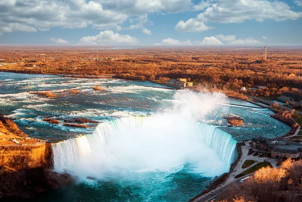 Niagara Amerikai Egyesült Államok Kanada Közé Tartozik — Stock Fotó