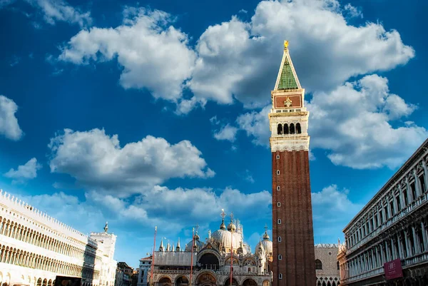 Venice Italy December 2012 Piazza San Marco Basilica Saint Mark — Stock Photo, Image