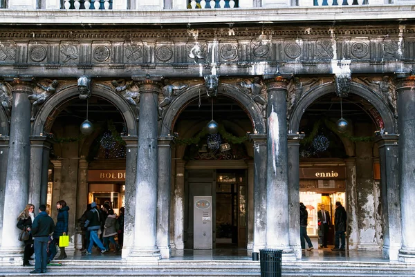 Venice Italy December 2012 Piazza San Marco Basilica Saint Mark — Stock Photo, Image